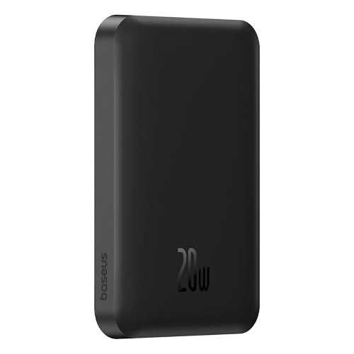 Зовнішній акумулятор Baseus Magnetic Mini Wireless Fast Charge Power Bank 5000mAh 20W Cluster Black（With Simple Series Charging Cable Type-C to Type-C (P10022107113-00)