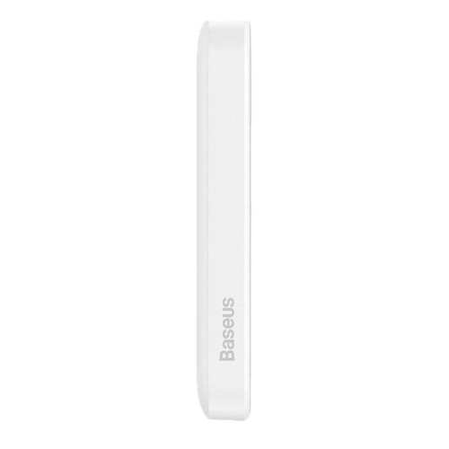 Зовнішній акумулятор Baseus Magnetic Mini Air Wireless Fast Charge Power Bank 6000mAh 20W Stellar White（With Simple Series Charging Cable Type-C to (P10059002223-00)