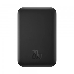 Зовнішній акумулятор Baseus Magnetic Mini Air Wireless Fast Charge Power Bank 6000mAh 20W Cluster Black（With Simple Series Charging Cable Type-C to (P10059002113-00)