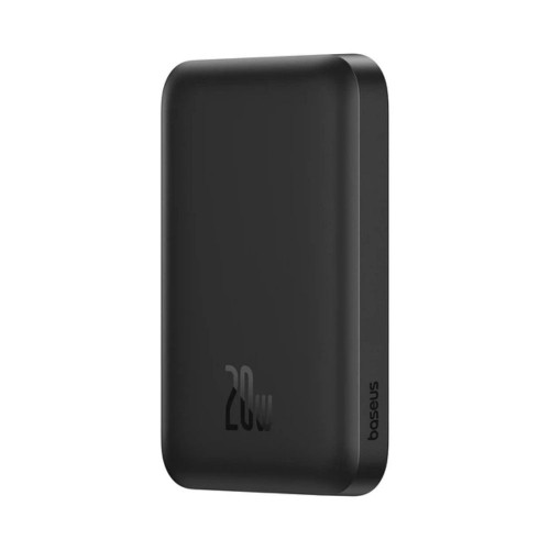 Зовнішній акумулятор Baseus Magnetic Mini Air Wireless Fast Charge Power Bank 6000mAh 20W Cluster Black（With Simple Series Charging Cable Type-C to (P10059002113-00)