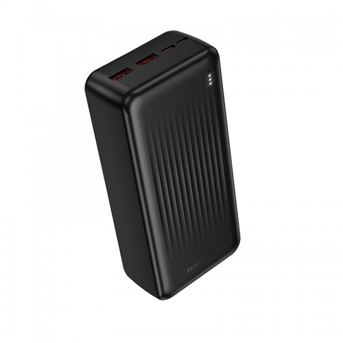 Зовнішній акумулятор BOROFONE BJ80B Clever 22.5W+PD20W fully compatible power bank(30000mAh) Black (6941991121630)