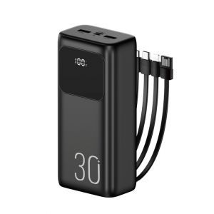 Зовнішній акумулятор WUW Y31 30000mAh Black (Y31)