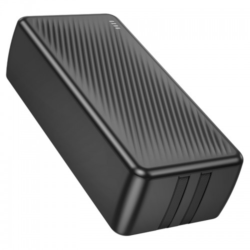 Зовнішній акумулятор BOROFONE BJ57B Graceful 22.5W+PD20W fully compatible power bank with cable(30000mAh) Black (6941991116469)