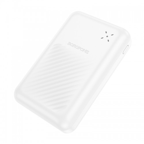 Зовнішній акумулятор BOROFONE BJ30A Starlight 22.5W+PD20W fully compatible power bank (20000mAh) White