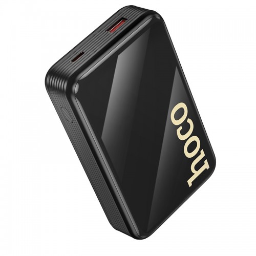 Внешний аккумулятор HOCO Q37A Graceful 22.5W+PD20W power bank с двумя кабелями (20000mAh) Black