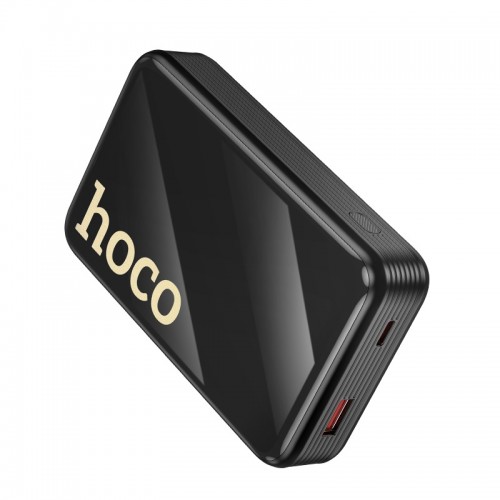 Внешний аккумулятор HOCO Q37A Graceful 22.5W+PD20W power bank с двумя кабелями (20000mAh) Black