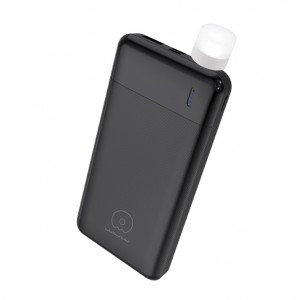 Внешний аккумулятор WUW Y162 10000mAh + Led фонарик Black