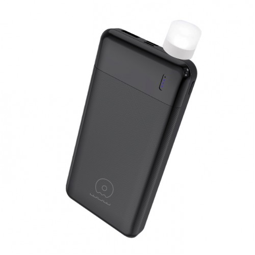 Внешний аккумулятор WUW Y162 10000mAh + Led фонарик Black