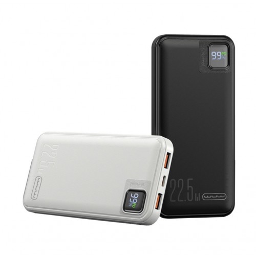 Зовнішній акумулятор WUW Y137 (PD22.5W quick charge) 10000mAh Black