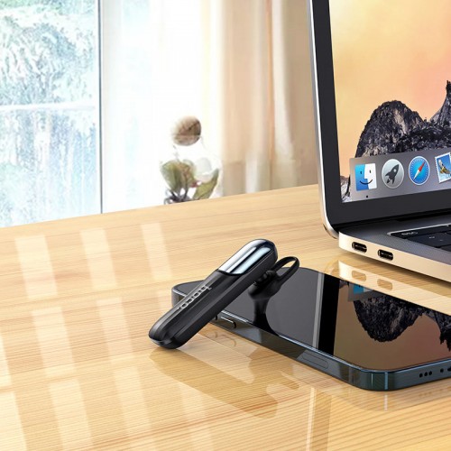 Bluetooth гарнитура HOCO E57 Essential business BT headset Черная