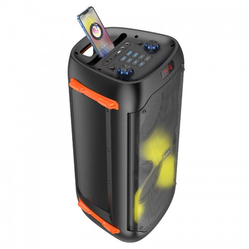 Портативная колонка HOCO BS53 Manhattan беспроводная уличная Bluetooth-колонка с двумя микрофонами, черная