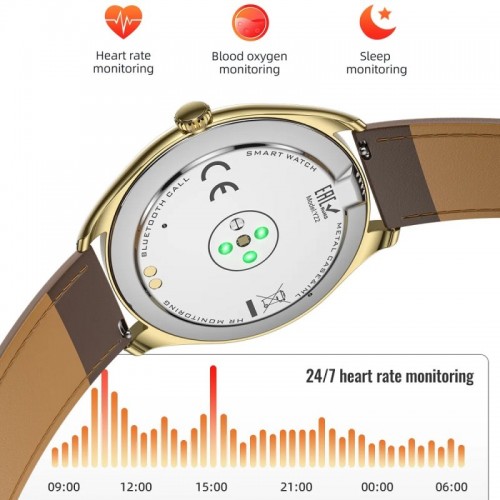 Смарт-годинник HOCO Y22 AMOLED 36mm. 200 mAh. IP67 Silver