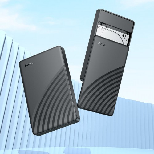 Зовнішня кишеня для накопичувача HOCO HB46 USB3.0 2.5-inch SATA hard drive enclosure Black