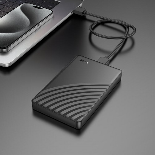 Зовнішня кишеня для накопичувача HOCO HB46 USB3.0 2.5-inch SATA hard drive enclosure Black