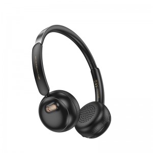 Беспроводные накладные наушники HOCO W62 Verso retro BT headphones Black