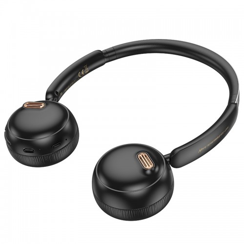 Беспроводные накладные наушники HOCO W62 Verso retro BT headphones Black