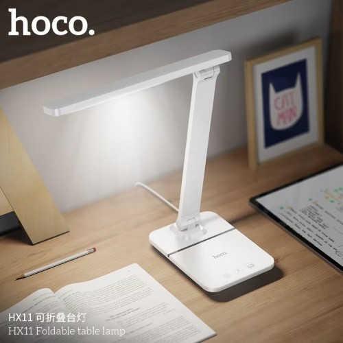 Світильник HOCO HX11 Foldable table lamp White