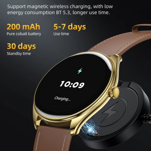 Смарт-часы HOCO Y22 AMOLED 36 мм. 200 мА·ч. IP67 Black