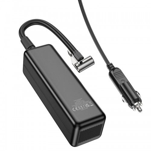 Автомобильный насос HOCO ZP5 May smart air pump Черный