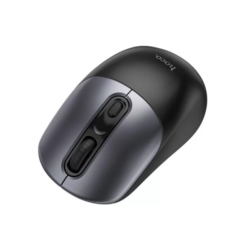 Маніпулятор миша HOCO GM28 2.4G business wireless mouse Black Metal Gray