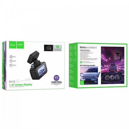 Видеорегистратор HOCO DV10 mini screen dashcam Black
