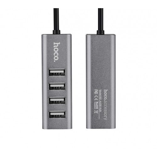 USB-хаб HOCO HB1 4USB Line machine Tarnish