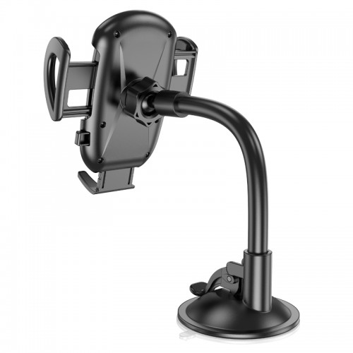 Автодержатель для телефона HOCO H10 General car holder (лобовое стекло) Черный