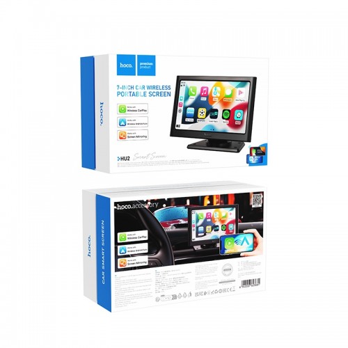 Монітор для авто HOCO HU2 Imogen 7-inch car wireless portable screen Black
