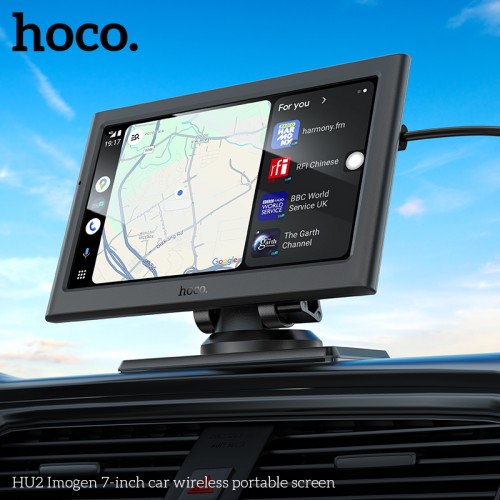 Монітор для авто HOCO HU2 Imogen 7-inch car wireless portable screen Black