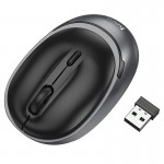 Маніпулятор миша HOCO GM34 Nuevo dual-mode business wireless mouse Black Metal Gray