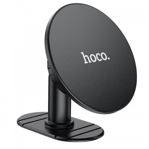 Автотримач для телефона HOCO H13 Fine jade ring magnetic car holder(center console) Black