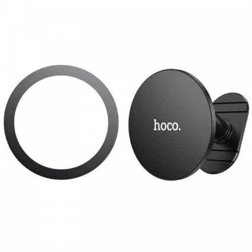 Автотримач для телефона HOCO H13 Fine jade ring magnetic car holder(center console) Black