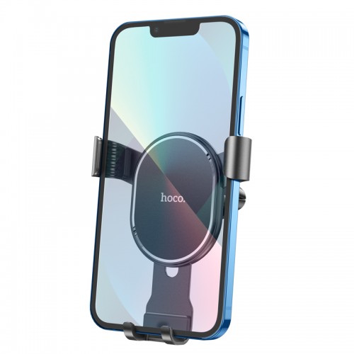 Автодержатель для телефона HOCO CA56 Plus Armor металлический гравитационный автомобильный держатель, чёрный