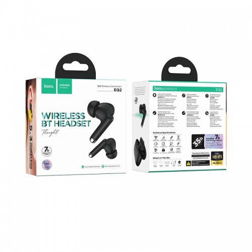 Беспроводные наушники TWS HOCO EQ2 Thought Black