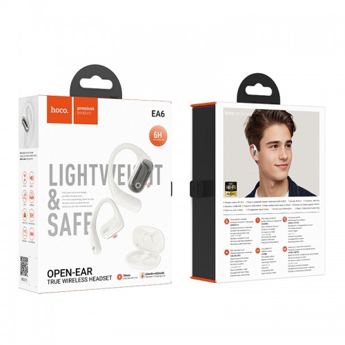 Беспроводные наушники TWS HOCO EA6 Melody Milky White