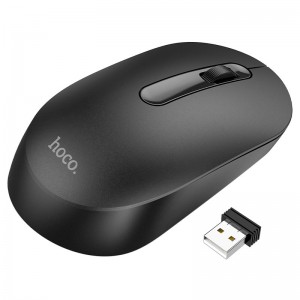 Маніпулятор миша HOCO GM14 Platinum 2.4G business wireless mouse Black