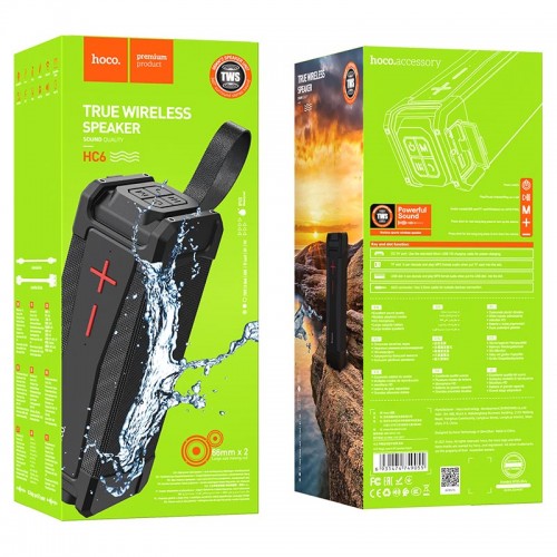 Портативная колонка HOCO HC6 Magic sports BT speaker Black