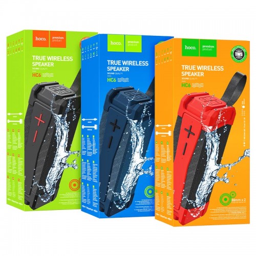 Портативная колонка HOCO HC6 Magic sports BT speaker Black