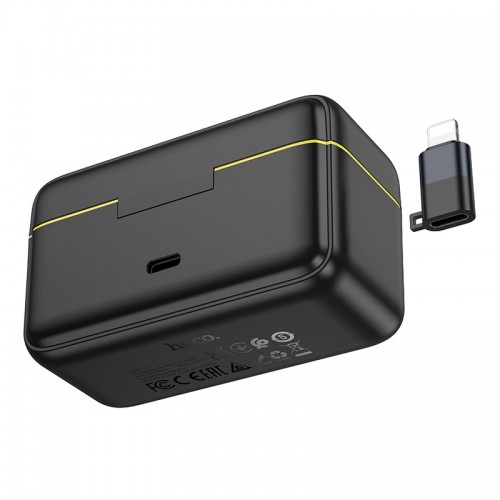 Бездротова мікрофонна система HOCO L17 magnetic dual-mic (iP/Type-C) Black