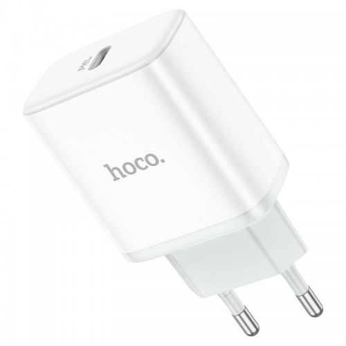 Мережевий зарядний пристрій HOCO C104A Stage single port PD20W charger White