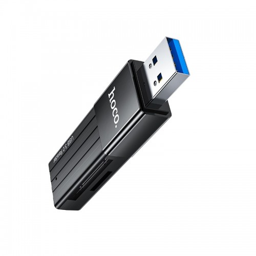 USB-хаб HOCO HB20 Mindful 2-in-1card reader(USB3.0) Black