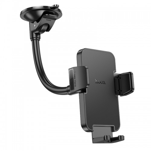 Автотримач для телефона HOCO H38 Cheetah car holder(windshield) Black