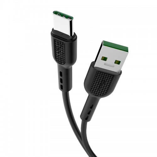 Кабель HOCO X33 Type-C 5A Surge charging data cable Black