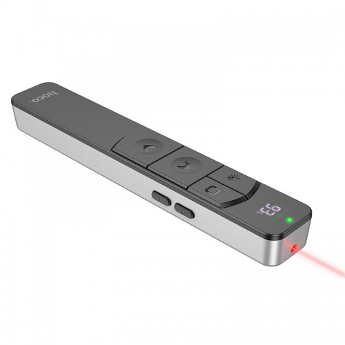 Лазерна указка HOCO GM202 Smart PPT page turning pen Silver
