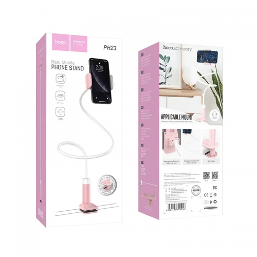 Тримач для телефона HOCO PH23 Balu mobile phone stand Pink White