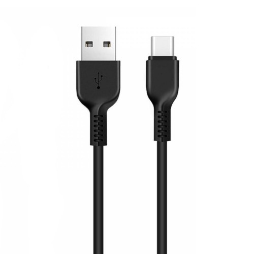 Кабель HOCO X13 USB to Type-C 3A, 1m, PVC, PVC connectors, Black