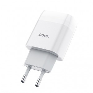 Сетевое зарядное устройство HOCO C73A Glorious dual port charger 12W White