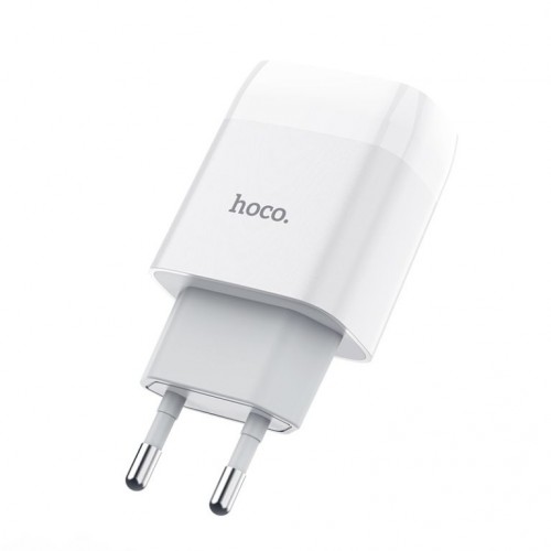 Сетевое зарядное устройство HOCO C73A Glorious dual port charger 12W White