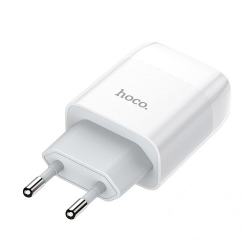 Сетевое зарядное устройство HOCO C73A Glorious dual port charger 12W White