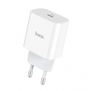 Сетевое зарядное устройство HOCO C76A Plus Speed source PD20W charger White
